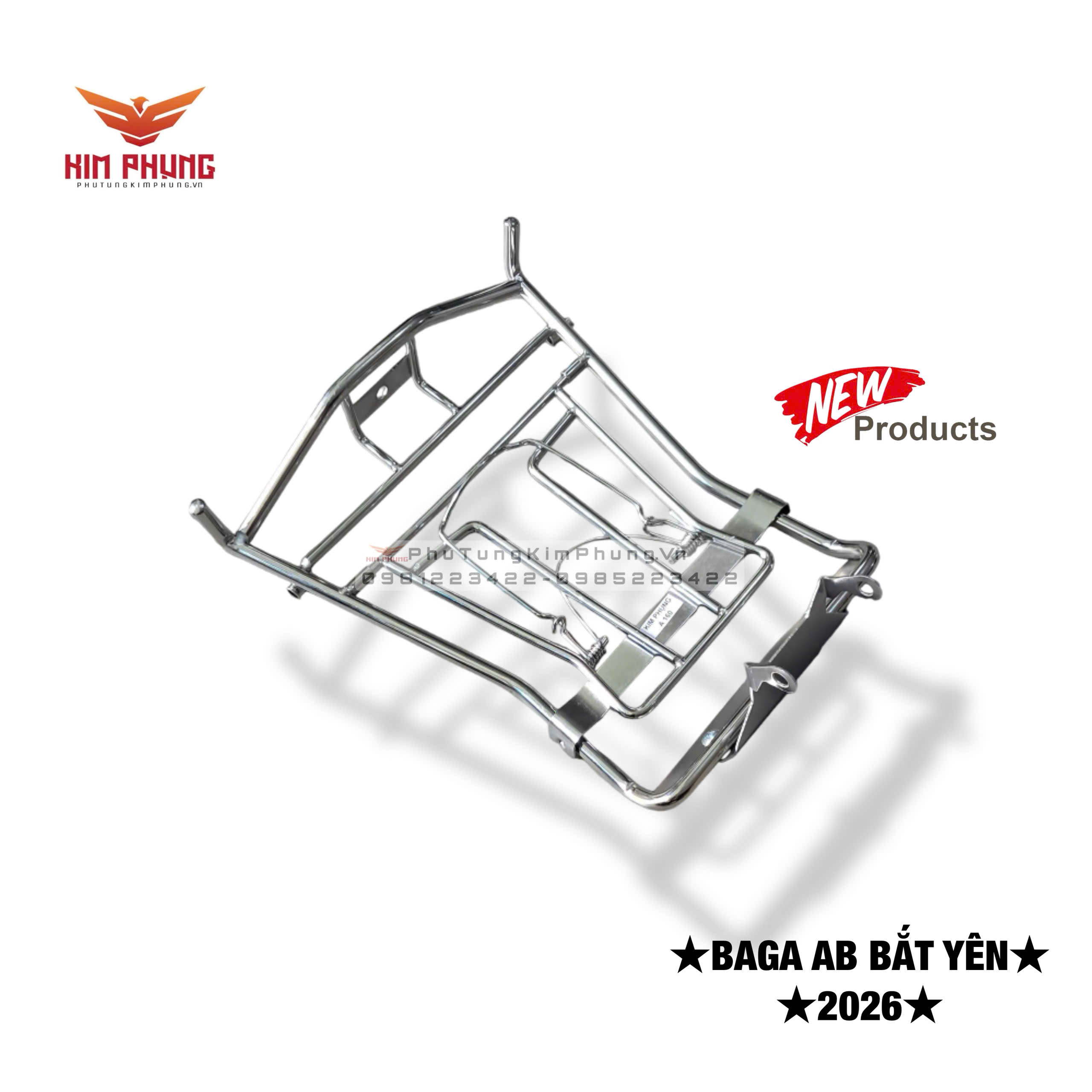 BAGA INOX AIR BALDE 160 2026 (Bắt Yên ,Siêu Dày)